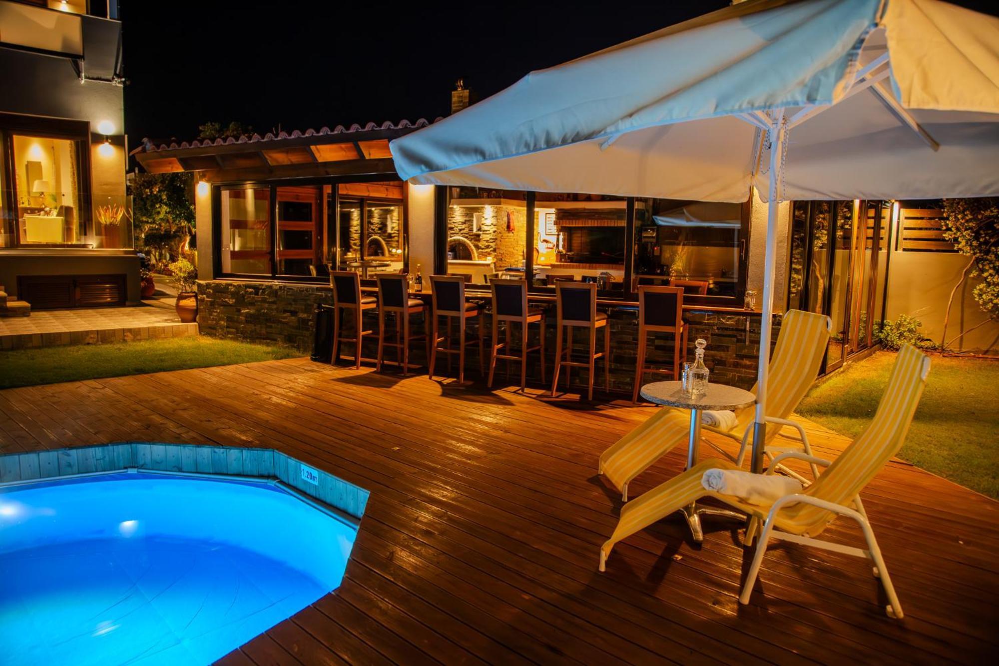 A Cozy Eco Villa By The Sea Gouves Exterior foto