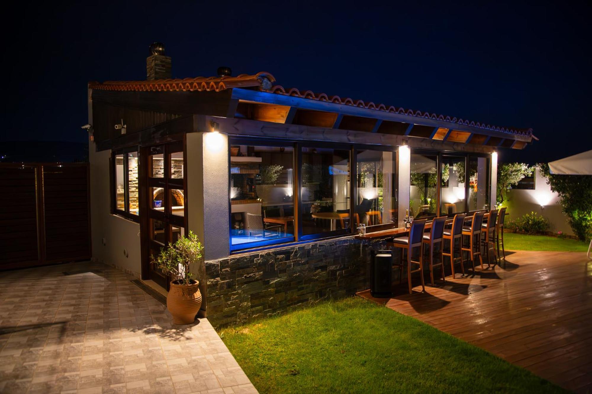 A Cozy Eco Villa By The Sea Gouves Exterior foto
